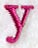 Garamond Lower Case Letter y (3 Inch)