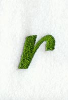 Royale Lower Case Letter r (3 Inch)