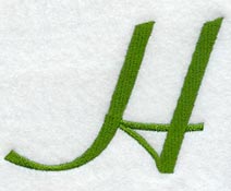 Royale Letter H (3 Inch)