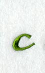 Royale Lower Case Letter c (3 Inch)