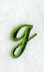 Royale Lower Case Letter g (3 Inch)