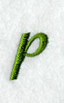 Royale Lower Case Letter p (3 Inch)