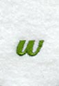 Royale Lower Case Letter w (3 Inch)