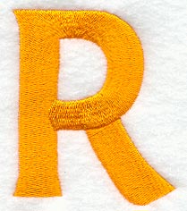 Goudy Sans Letter R (3 Inch)