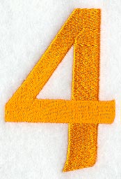 Goudy Sans Number 4 (3 Inch)