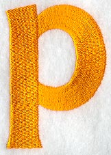 Goudy Sans Lower Case Letter p (3 Inch)