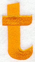 Goudy Sans Lower Case Letter t (3 Inch)