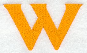 Goudy Sans Lower Case Letter w (3 Inch)