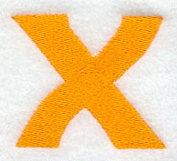 Goudy Sans Lower Case Letter x (3 Inch)