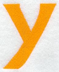 Goudy Sans Lower Case Letter y (3 Inch)