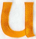 Goudy Sans Letter U (3 Inch)