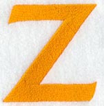 Goudy Sans Letter Z (3 Inch)