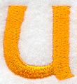 Goudy Sans Letter U (3 Inch)