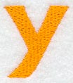 Goudy Sans Letter Y (3 Inch)
