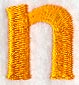Goudy Sans Lower Case Letter n (3 Inch)