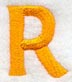 Goudy Sans Letter R (3 Inch)