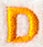Goudy Sans Letter D (3 Inch)