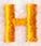 Goudy Sans Letter H (3 Inch)