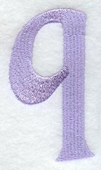 Hana Lower Case Letter q (3 Inch)
