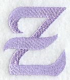 Hana Lower Case Letter z (3 Inch)