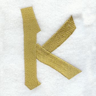 Olivia Letter K (3 Inch) – Embroidery Library