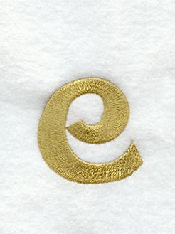 Olivia Lower Case Letter e (3 Inch)
