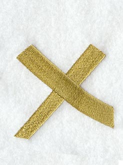 Olivia Lower Case Letter x (3 Inch)