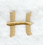 Olivia Letter H (3 Inch)