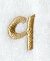 Olivia Lower Case Letter q (3 Inch)