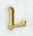 Olivia Letter L (3 Inch)