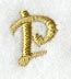 Olivia Letter P (3 Inch)