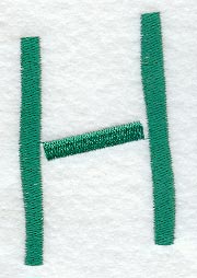 Kindergarten Letter H (3 Inch)