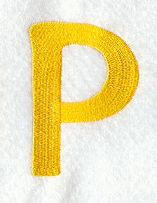 Impress Letter P (3 Inch)
