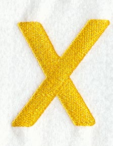 Impress Letter X (3 Inch)