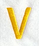 Impress Letter V (3 Inch)