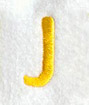 Impress Letter J (3 Inch)
