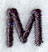 Impress Letter M (3 Inch)
