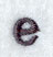 Impress Lower Case Letter e (3 Inch)