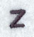 Impress Lower Case Letter z (3 Inch)