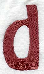Hobo Lower Case Letter d (3 Inch)