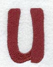 Hobo Lower Case Letter u (3 Inch)