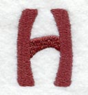 Hobo Letter H (3 Inch)