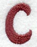 Hobo Lower Case Letter c (3 Inch)