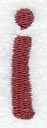 Hobo Lower Case Letter i (3 Inch)