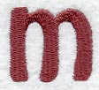 Hobo Lower Case Letter m (3 Inch)