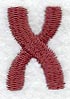 Hobo Lower Case Letter x (3 Inch)
