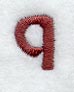 Hobo Lower Case Letter q (3 Inch)
