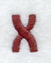 Hobo Lower Case Letter x (3 Inch)