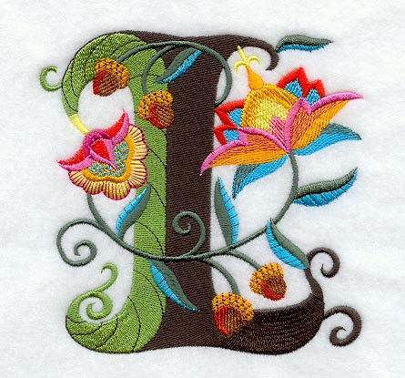 Jacobean Letter L (5 Inch)