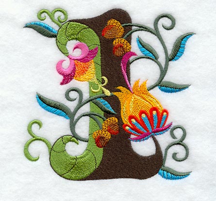 Jacobean Number 1 (5 Inch)